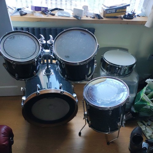 Yamaha drum kit - , (5
