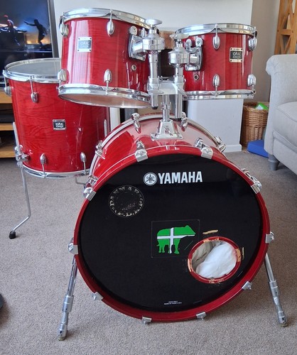 Yamaha oak custom shell - yamaha,