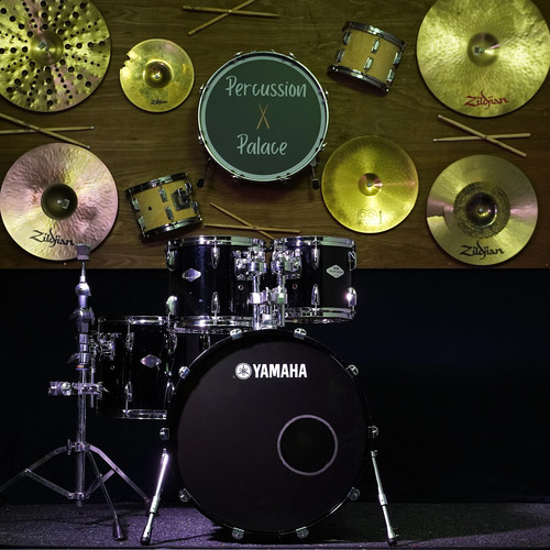 Yamaha beech custom drum - drum, kit