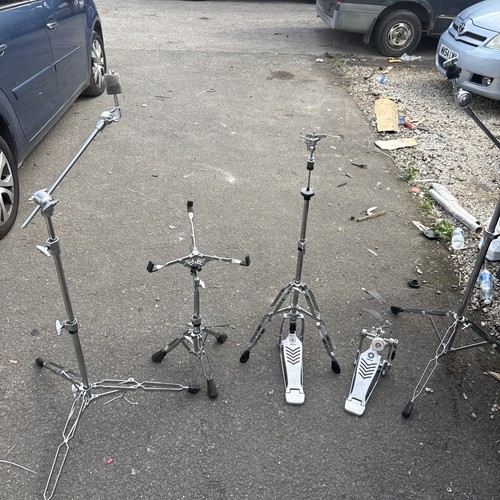 Yamaha drum kit - hardware, set